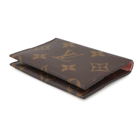 LOUIS VUITTON Porto Carte Slim Brown/Pink Opal/RedM26901 Monogram