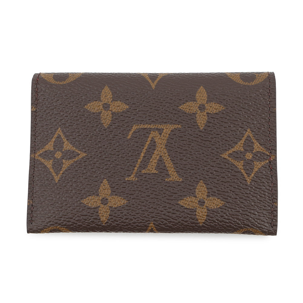LOUIS VUITTON Porto Carte Slim Brown/Pink Opal/RedM26901 Monogram