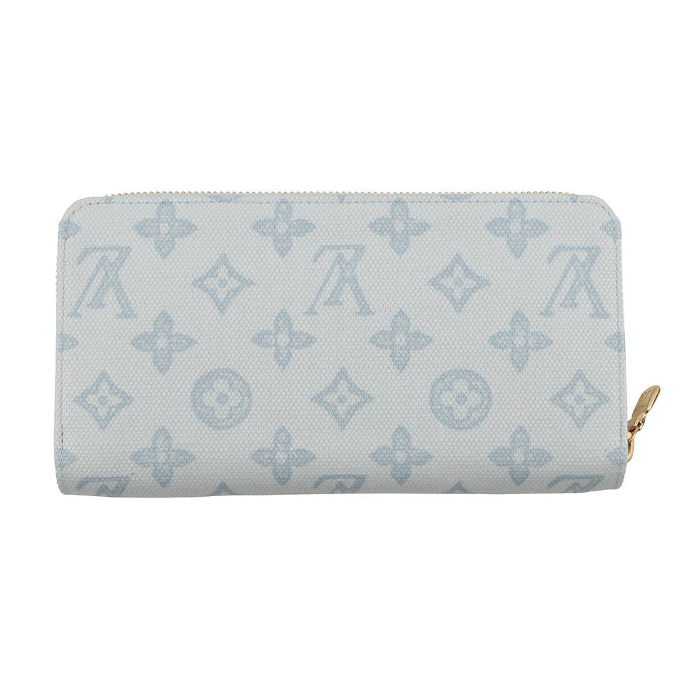 LOUIS VUITTON Zippy wallet Blue CourrierM27686 Monogram Origin