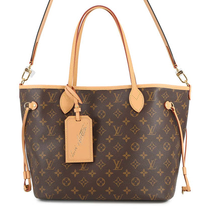 LOUIS VUITTON Neverfull Inside Out Orange / BrownM28376 Monogram Size MM
