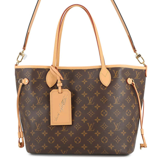 LOUIS VUITTON Neverfull Inside Out Orange / BrownM28376 Monogram Size MM