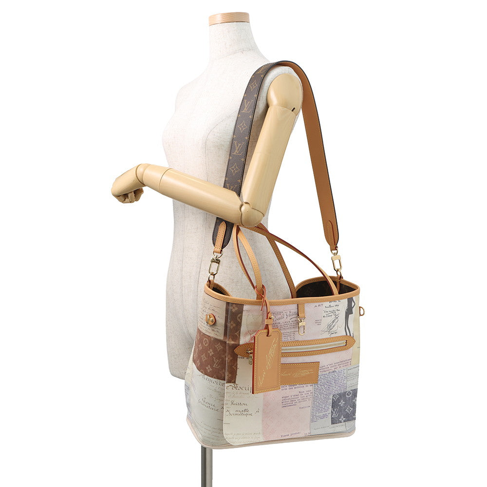 LOUIS VUITTON Neverfull Inside Out Orange / BrownM28376 Monogram Size MM