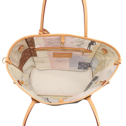 LOUIS VUITTON Neverfull Inside Out Orange / BrownM28376 Monogram Size MM