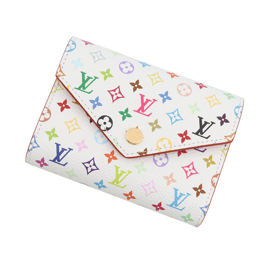 LOUIS VUITTON LV × TM Portefeuille Victorine WhiteM28387 Monogram・Multicolor