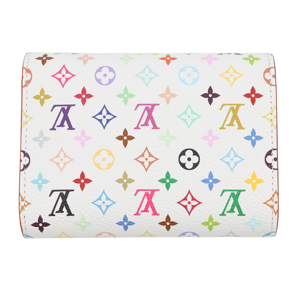 LOUIS VUITTON LV × TM Portefeuille Victorine WhiteM28387 Monogram・Multicolor
