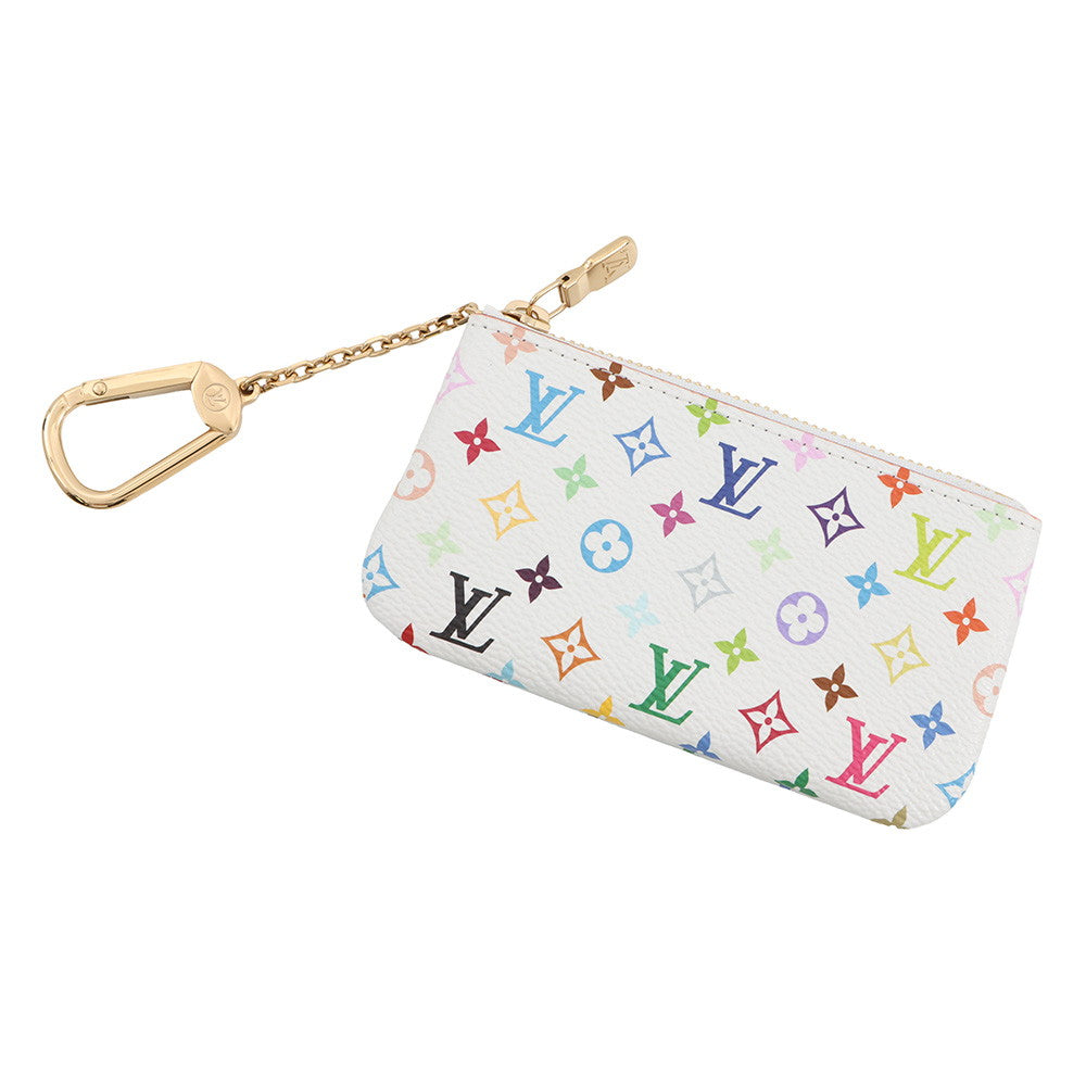 LOUIS VUITTON LV × TM Card Key Case Pochette Cles WhiteM28388 Monogram・Multicolor