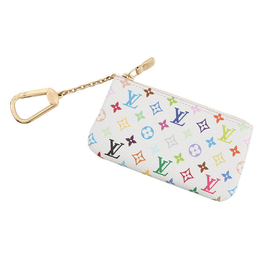 LOUIS VUITTON LV × TM Card Key Case Pochette Cles WhiteM28388 Monogram・Multicolor