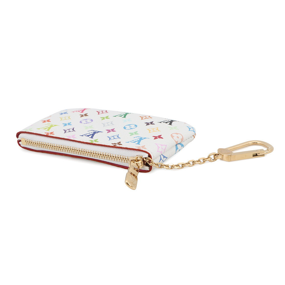 LOUIS VUITTON LV × TM Card Key Case Pochette Cles WhiteM28388 Monogram・Multicolor