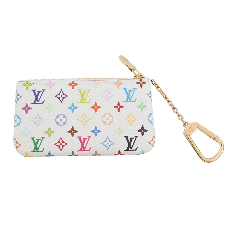 LOUIS VUITTON LV × TM Card Key Case Pochette Cles WhiteM28388 Monogram・Multicolor