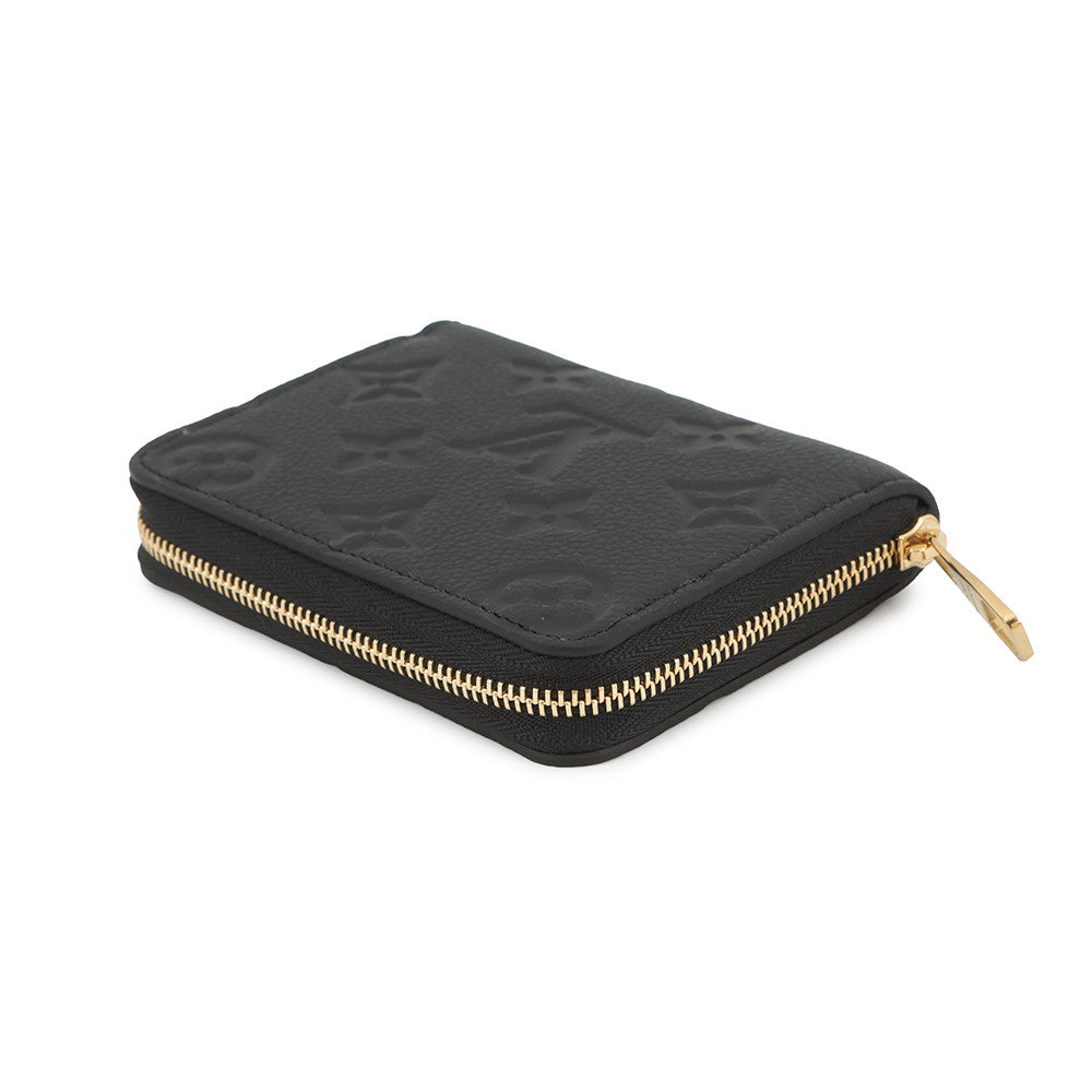 LOUIS VUITTON Zippy / Coin Purse BlackM28797 Monogram Empreinte Leather