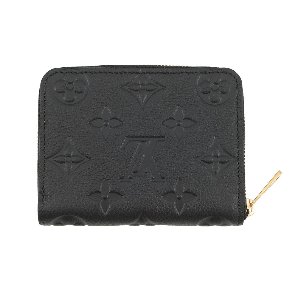 LOUIS VUITTON Zippy / Coin Purse BlackM28797 Monogram Empreinte Leather