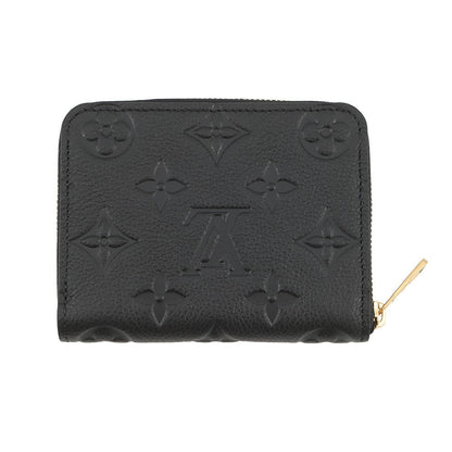 LOUIS VUITTON Zippy / Coin Purse BlackM28797 Monogram Empreinte Leather