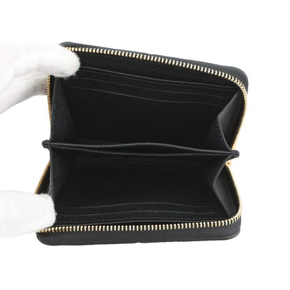 LOUIS VUITTON Zippy / Coin Purse BlackM28797 Monogram Empreinte Leather
