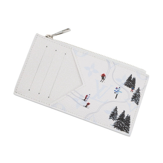LOUIS VUITTON Japan Limited Edition Coin Card Holder Ski WhiteM29507 Monogram