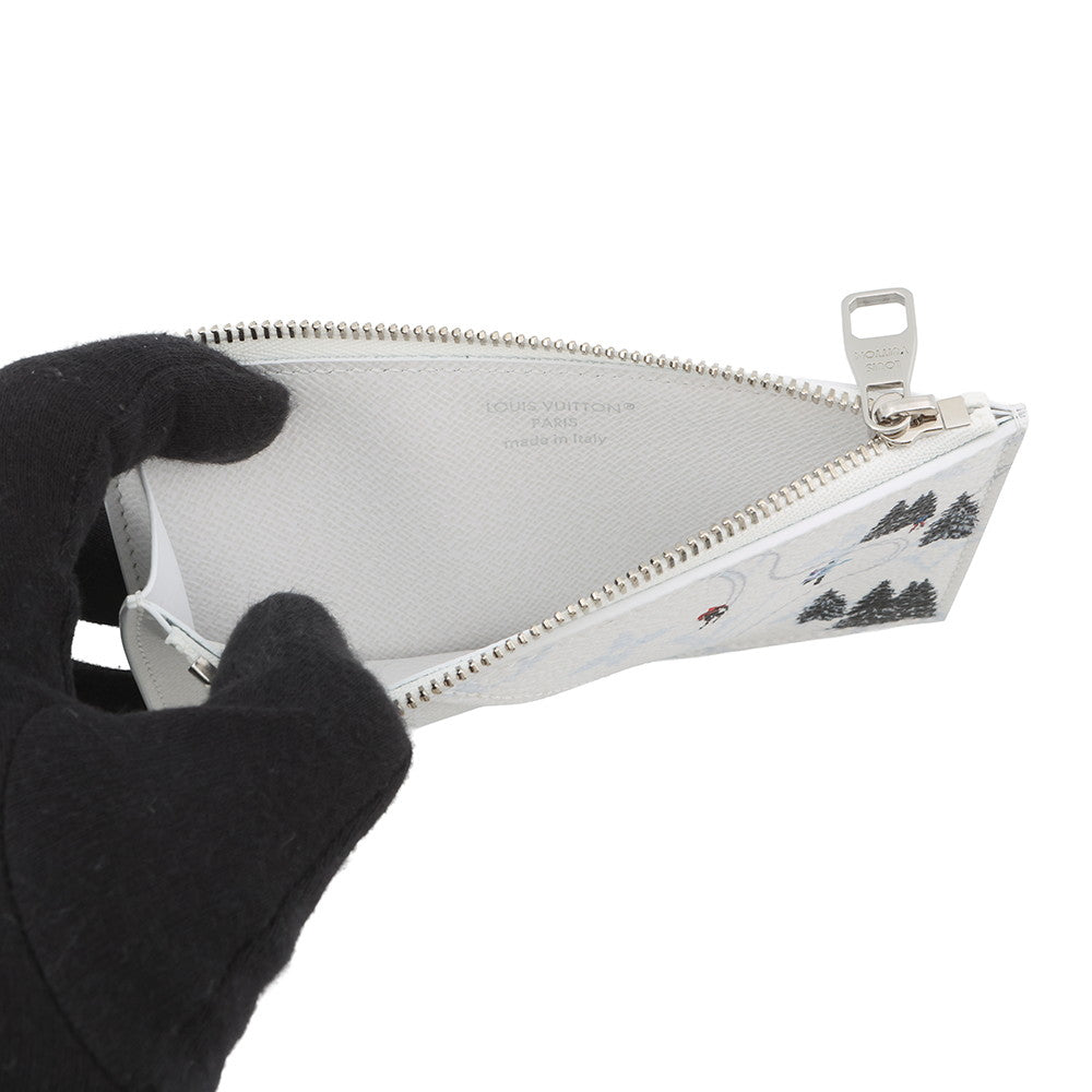 LOUIS VUITTON Japan Limited Edition Coin Card Holder Ski WhiteM29507 Monogram