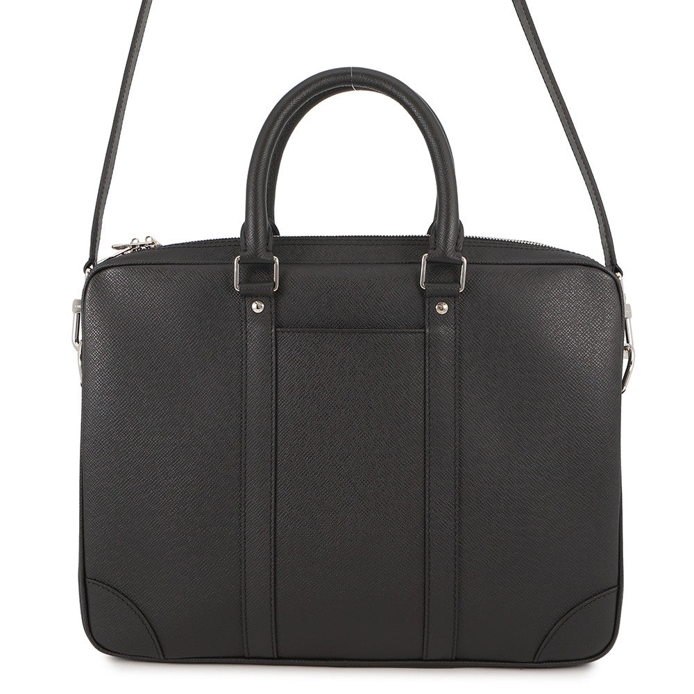 LOUIS VUITTON Porto Documan-Voyage NoirM30925 Taiga Leather