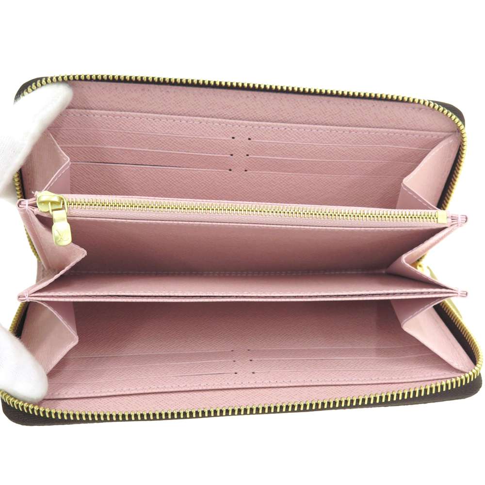 LOUIS VUITTON Zippy Wallet Rose BallerineM41894 Monogram