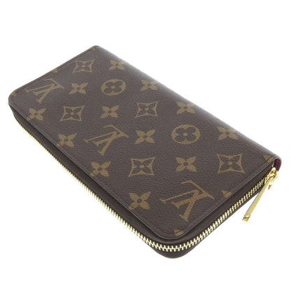 LOUIS VUITTON Zippy Wallet FuchsiaM41895 Monogram