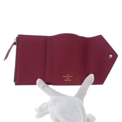 LOUIS VUITTON Portefeuille Victorine FuchsiaM41938 Monogram