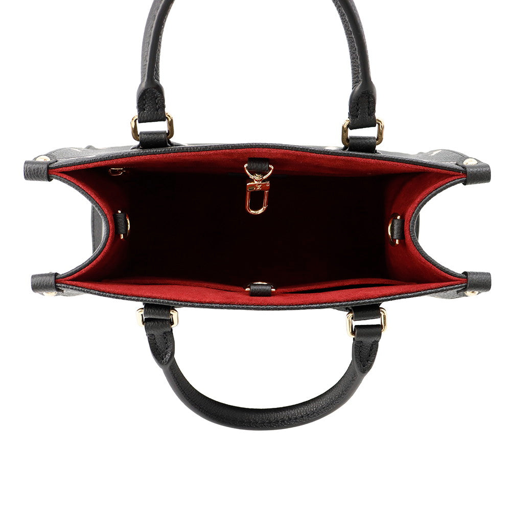 LOUIS VUITTON Onthego Noir/BeigeM45659 Bicolor Monogram Empreinte Leather