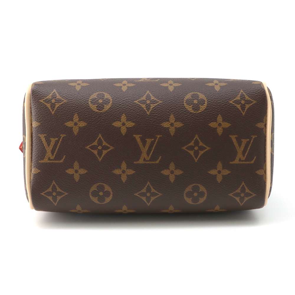 LOUIS VUITTON Speedy Bandouliere Red/BrownM46222 Monogram Size 20
