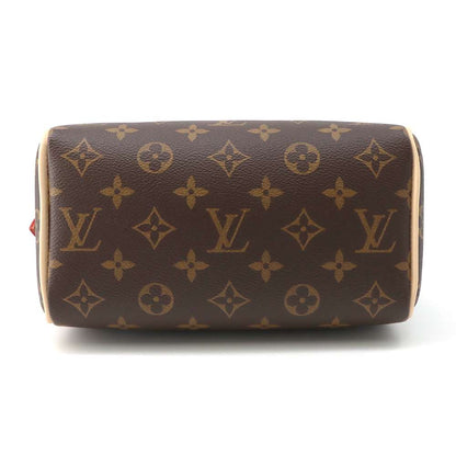 LOUIS VUITTON Speedy Bandouliere Red/BrownM46222 Monogram Size 20