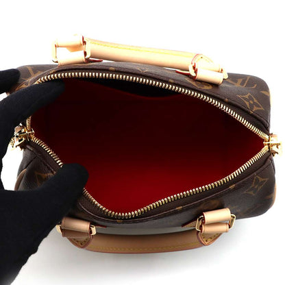 LOUIS VUITTON Speedy Bandouliere Red/BrownM46222 Monogram Size 20