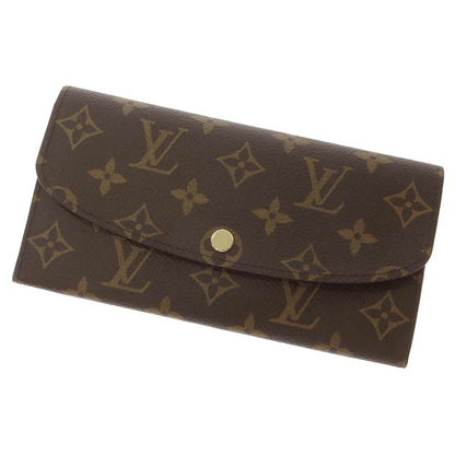 LOUIS VUITTON Portefeuille Emilie FuchsiaM60697 Monogram