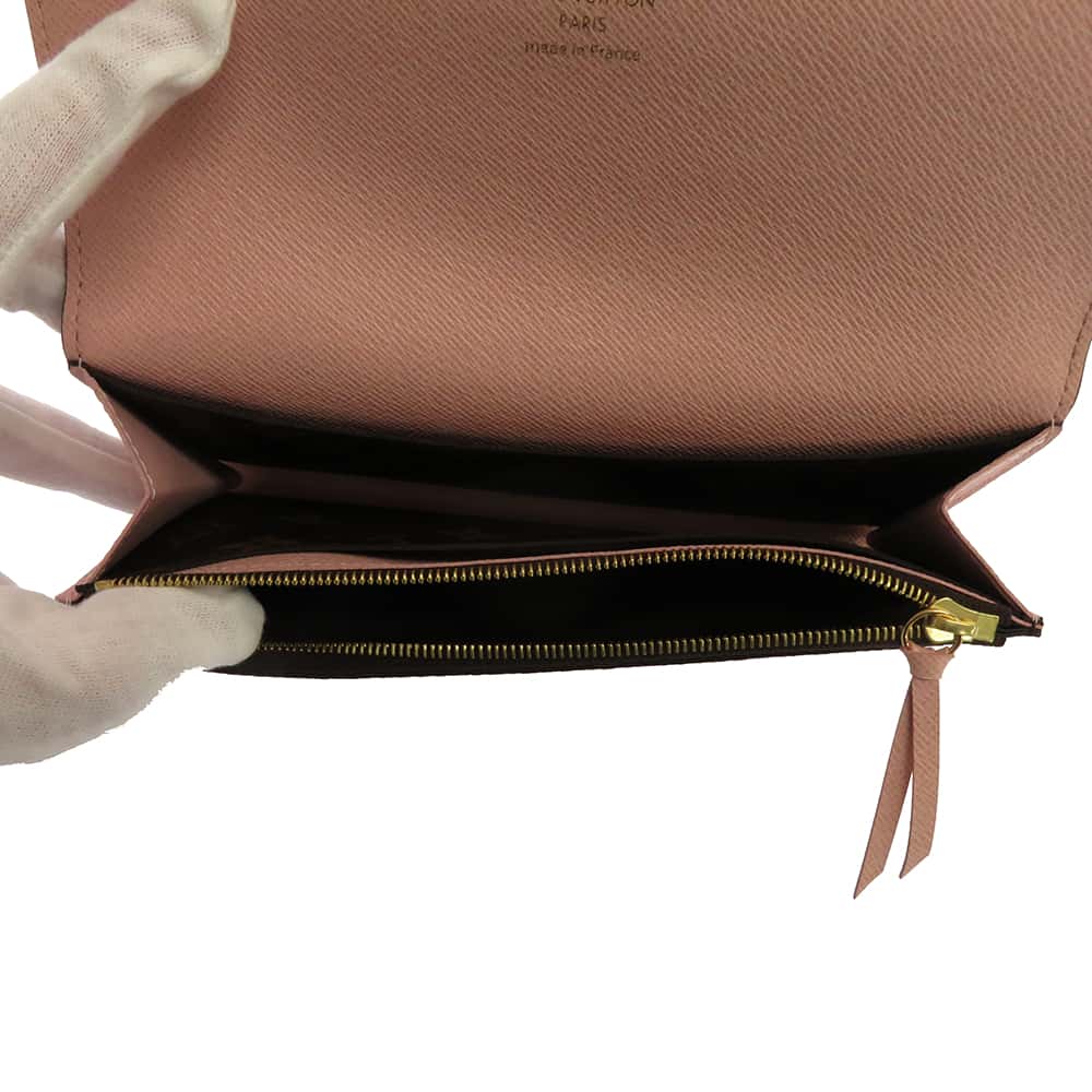 LOUIS VUITTON Portefeuille Emilie Rose BallerineM61289 Monogram