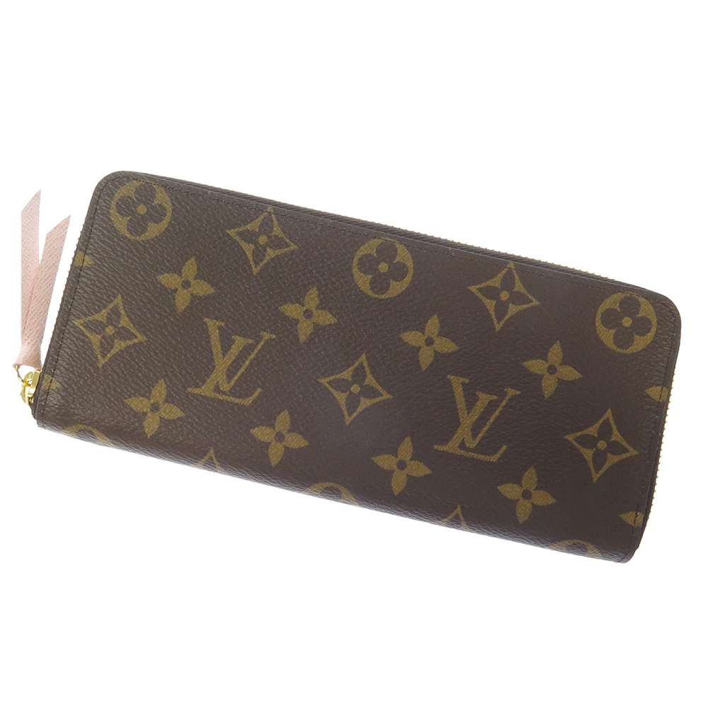 LOUIS VUITTON Portefeuille Clemence Rose BallerineM61298 Monogram