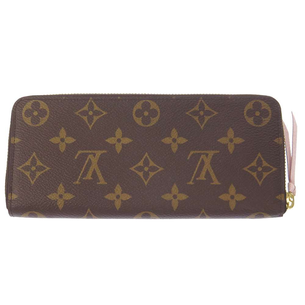 LOUIS VUITTON Portefeuille Clemence Rose BallerineM61298 Monogram