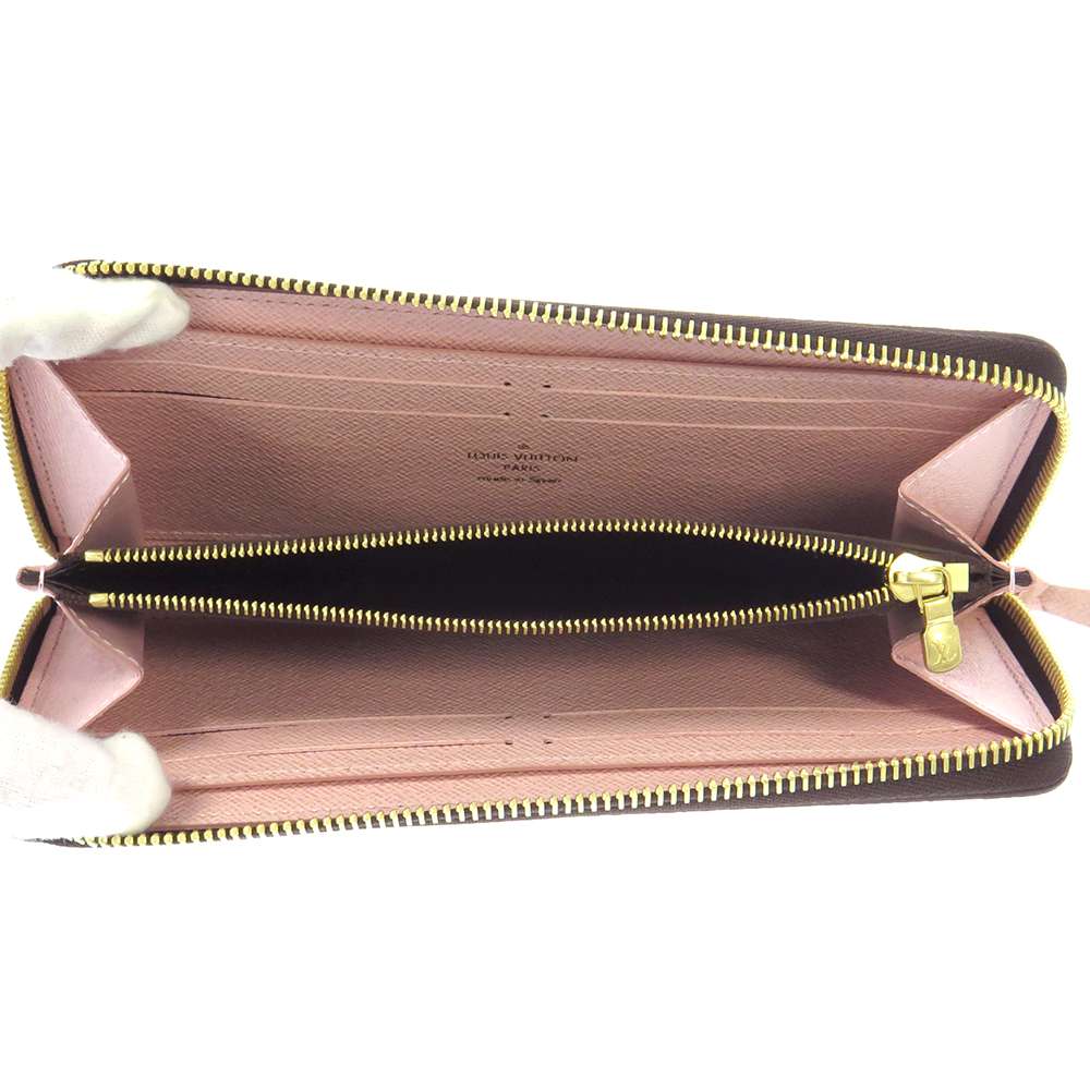 LOUIS VUITTON Portefeuille Clemence Rose BallerineM61298 Monogram