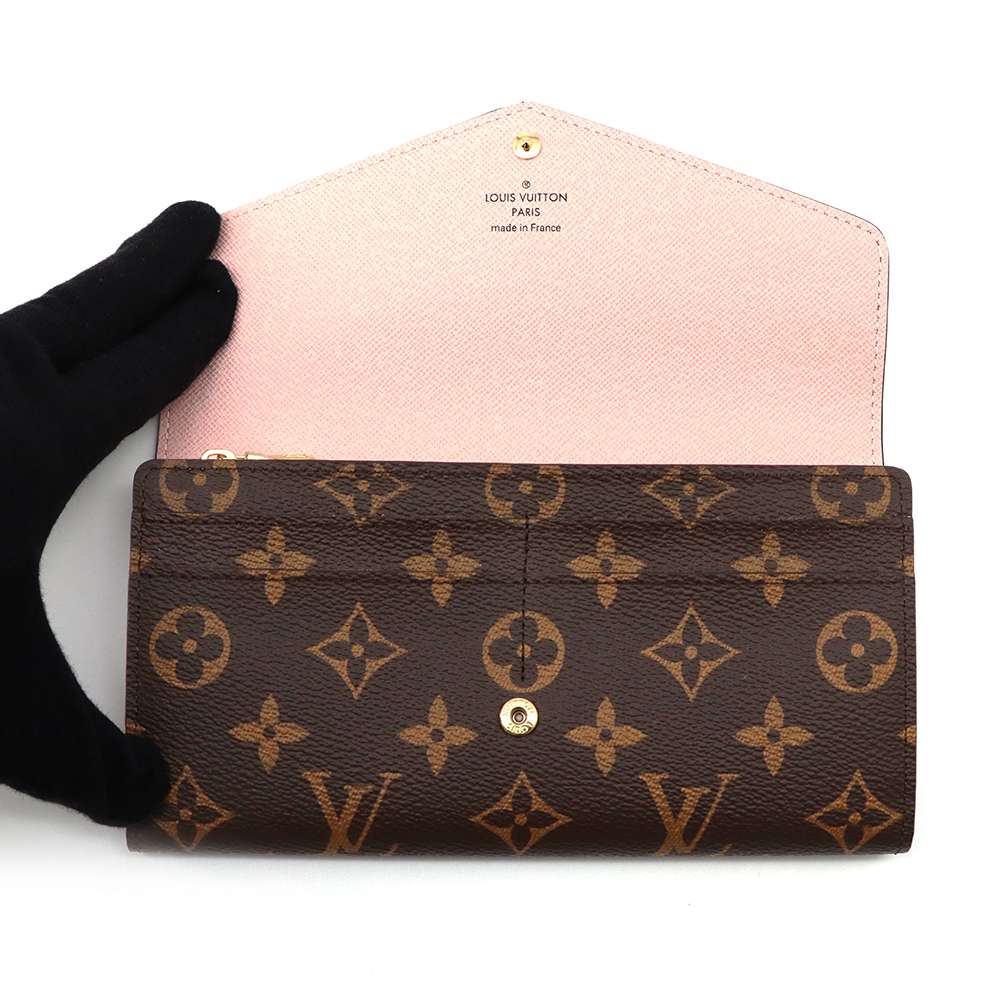 LOUIS VUITTON Portefeuille Sarah Rose BallerineM62235 Monogram