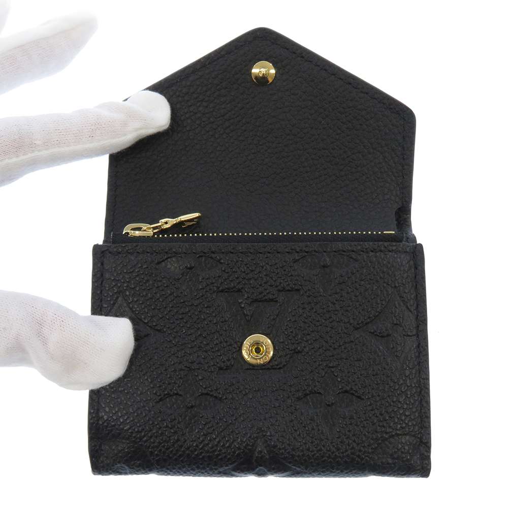LOUIS VUITTON Portefeuille Zoe NoirM62935 Monogram Empreinte Leather