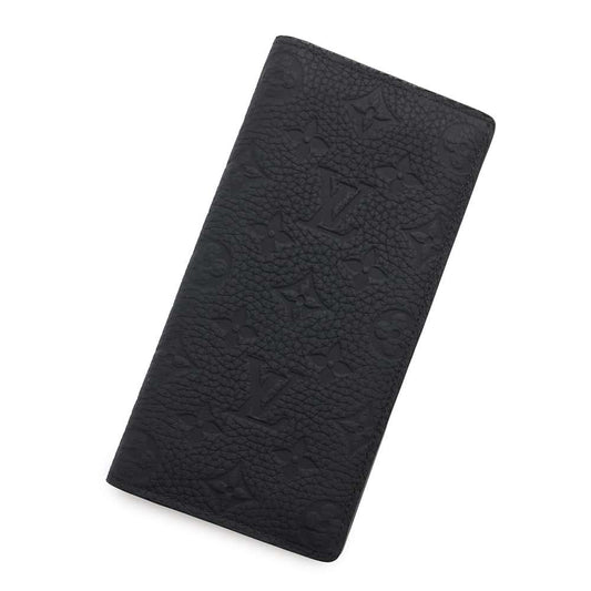LOUIS VUITTON Portefeuille Brazza NoirM69038 Monogram・Taurillon