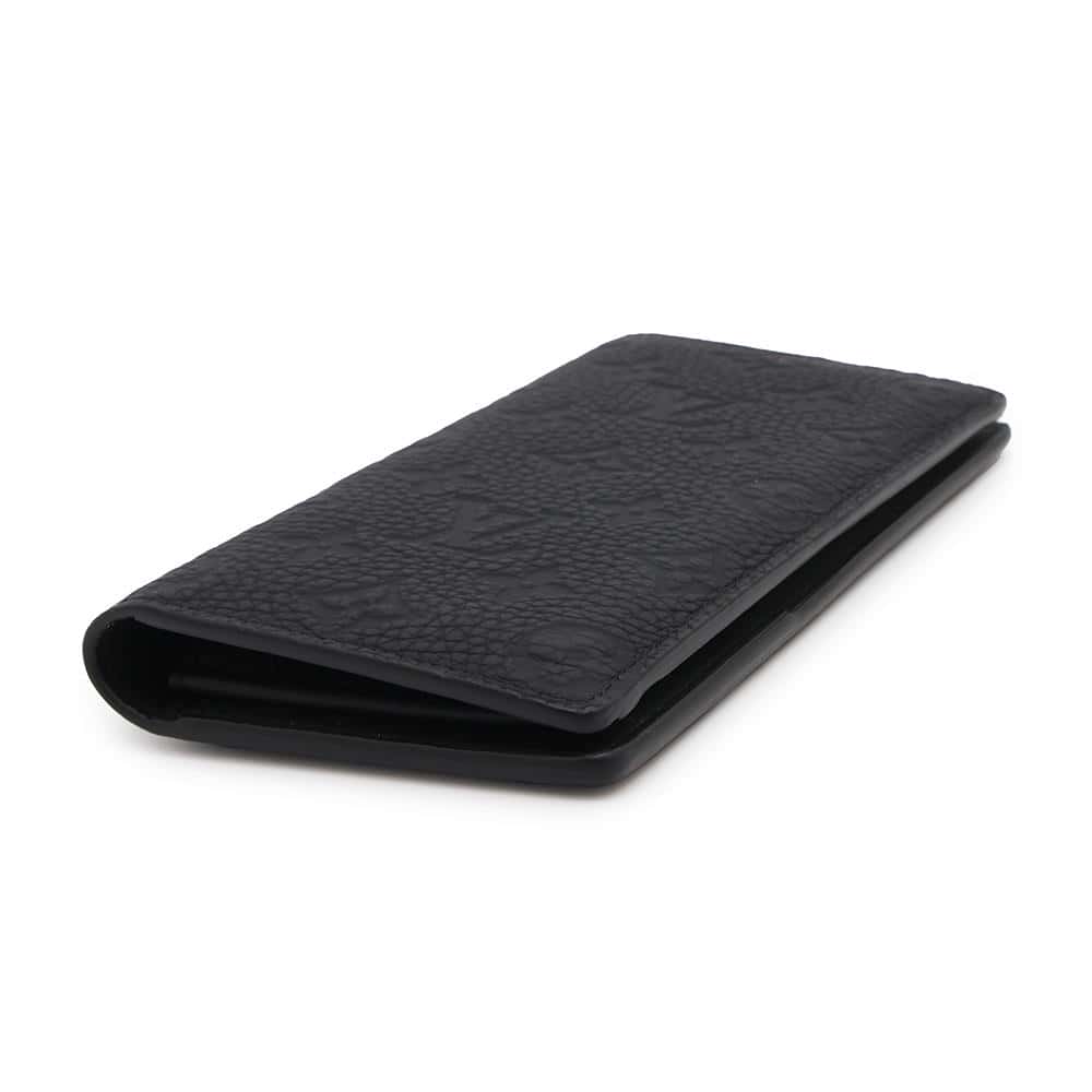 LOUIS VUITTON Portefeuille Brazza NoirM69038 Monogram・Taurillon