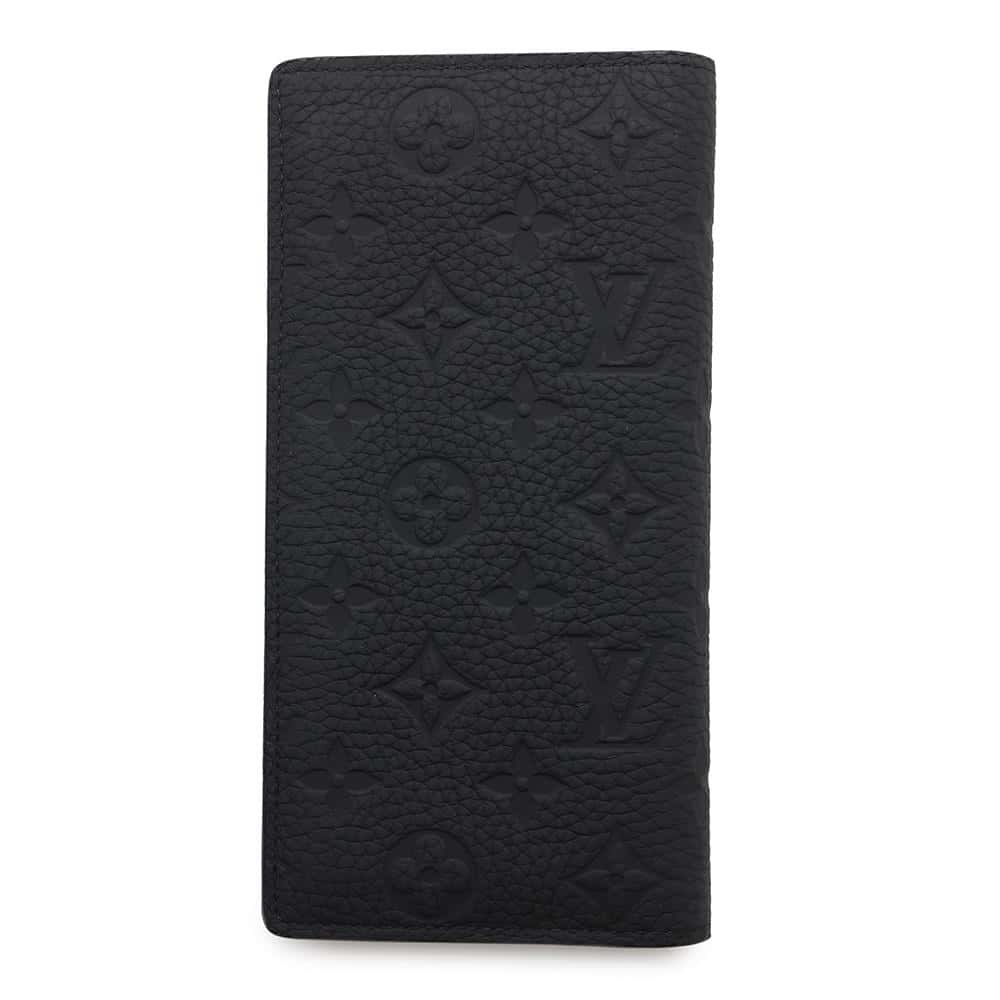 LOUIS VUITTON Portefeuille Brazza NoirM69038 Monogram・Taurillon