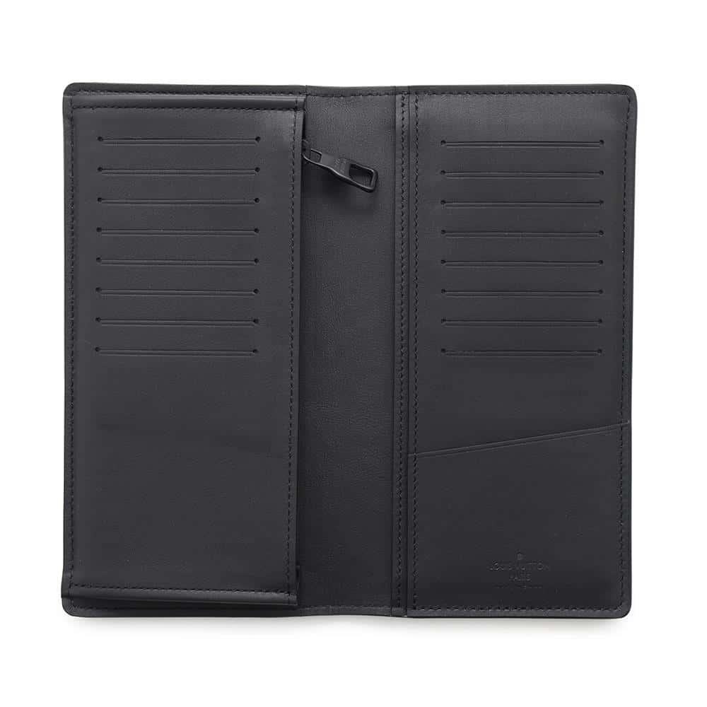 LOUIS VUITTON Portefeuille Brazza NoirM69038 Monogram・Taurillon
