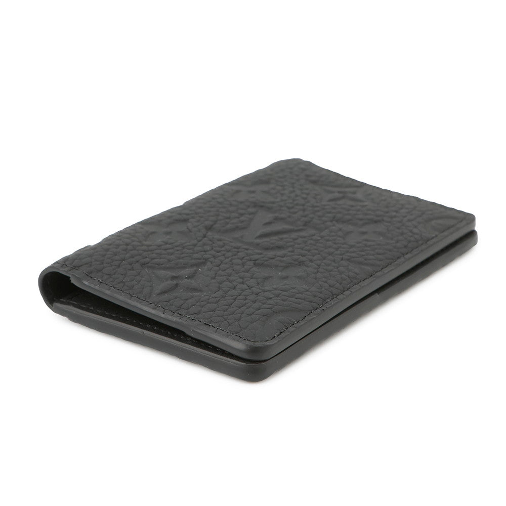 LOUIS VUITTON Organizer De Poch NoirM69044 Leather