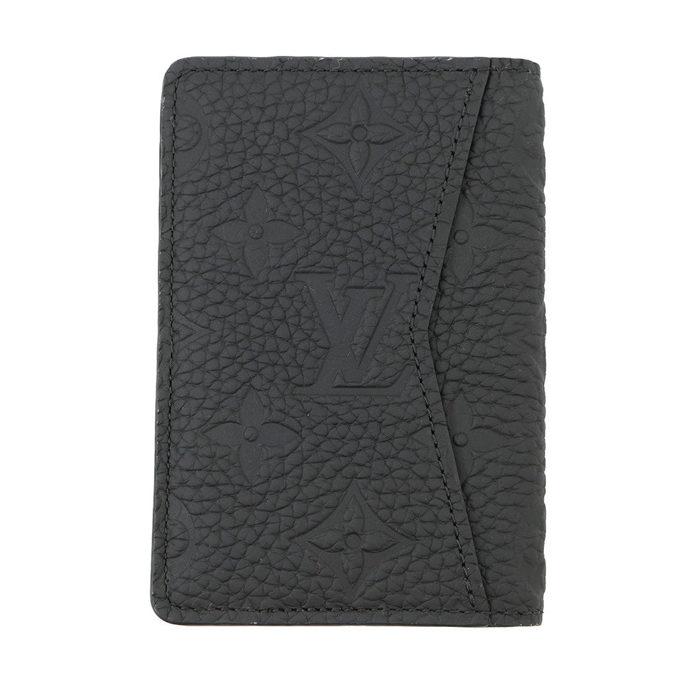LOUIS VUITTON Organizer De Poch NoirM69044 Leather