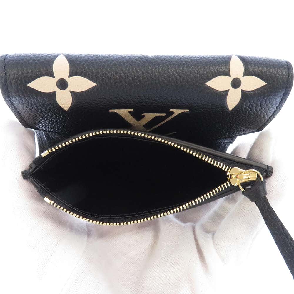 LOUIS VUITTON Portefeuille Victorine Noir/ClaimsM80968 Monogram Empreinte Leather