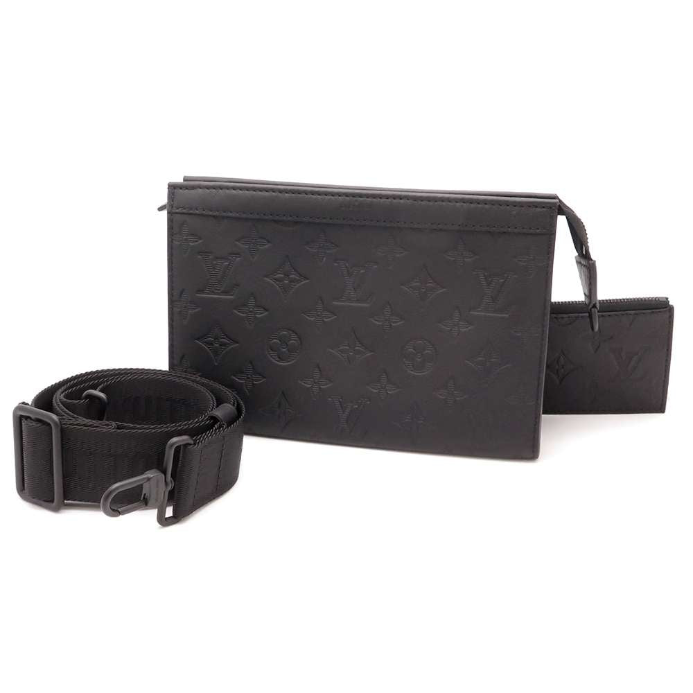 LOUIS VUITTON Gaston Wearable Wallet NoirM81115 Monogram Shadow