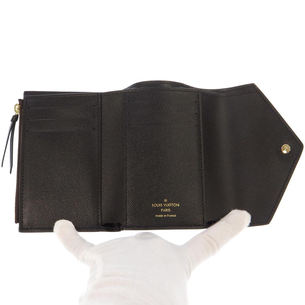 LOUIS VUITTON Portefeuille Victorine NoirM81557 Monogram/Monogram Reverse Canvas