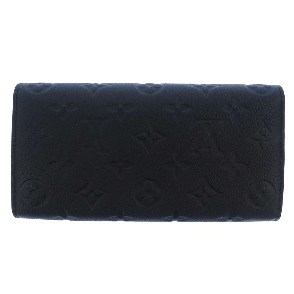 LOUIS VUITTON Portefeuille Sarah NoirM82257 Monogram Empreinte Leather