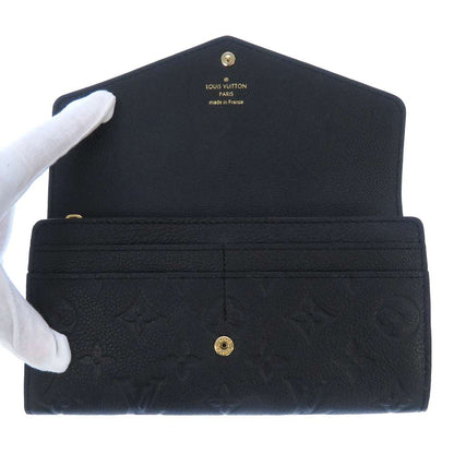 LOUIS VUITTON Portefeuille Sarah NoirM82257 Monogram Empreinte Leather