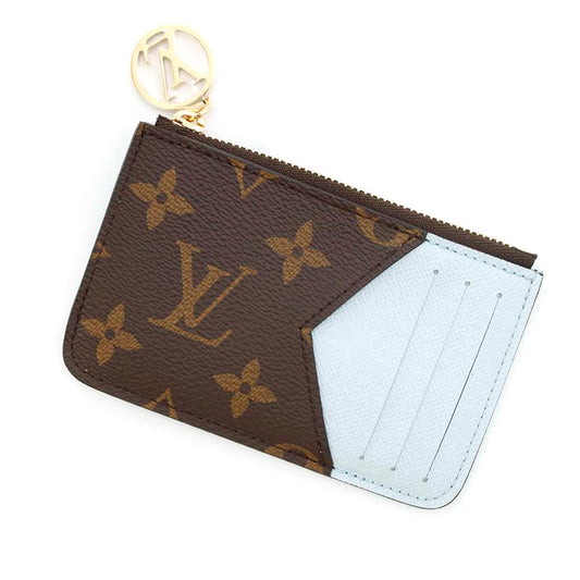 LOUIS VUITTON Card Case Porto Cult Romy Blue OrumpM83602 Monogram
