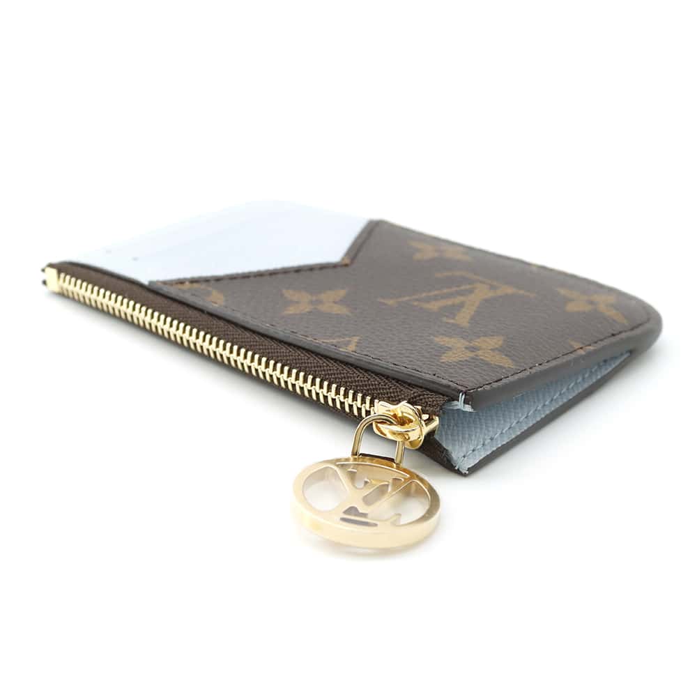 LOUIS VUITTON Card Case Porto Cult Romy Blue OrumpM83602 Monogram