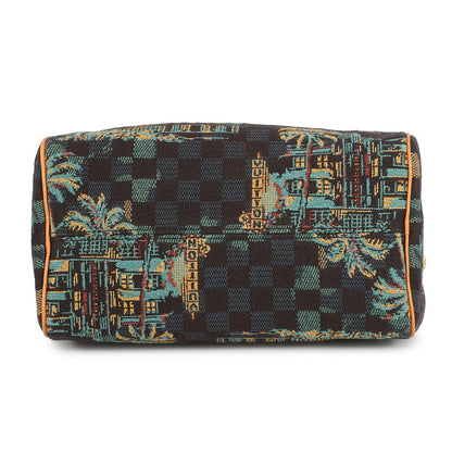 LOUIS VUITTON Speedy Bandouliere Marina blueN00225 Damier Palm Tree Size 25
