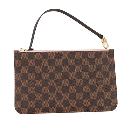 LOUIS VUITTON Neverfull Rose BallerineN40598 Damier Ebene Canvas Size MM