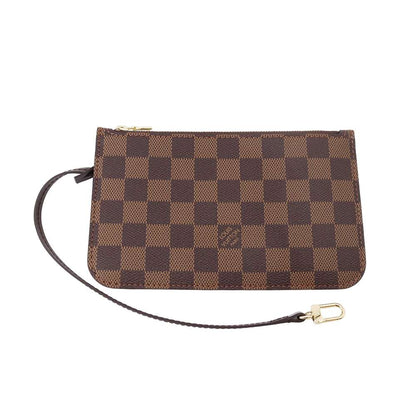 LOUIS VUITTON Neverfull RedN40600 Damier Ebene Canvas Size PM